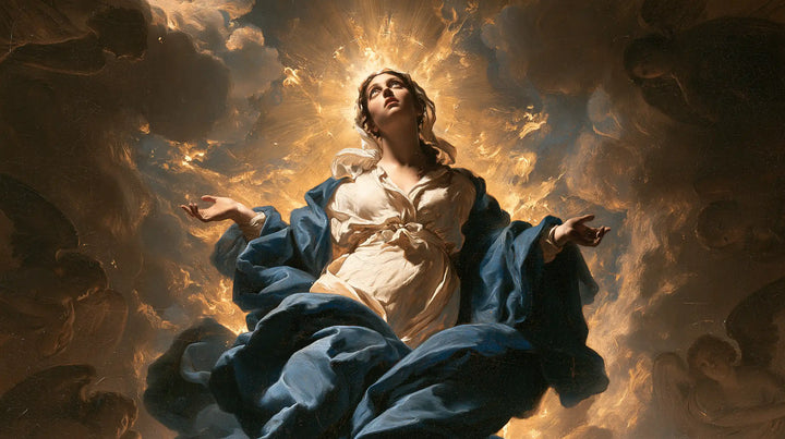 The Assumption of Mary - Black and Gold · Landscape n° 6