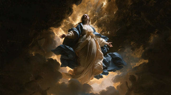The Assumption of Mary - Black and Gold · Landscape n° 8