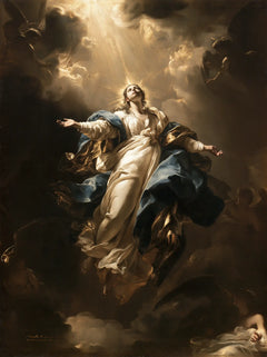 The Assumption of Mary — Ivory Suspended Between Shadows