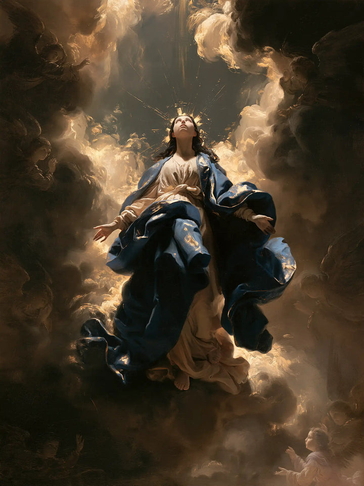 The Assumption of Mary - Black and Gold · Portrait n° 9