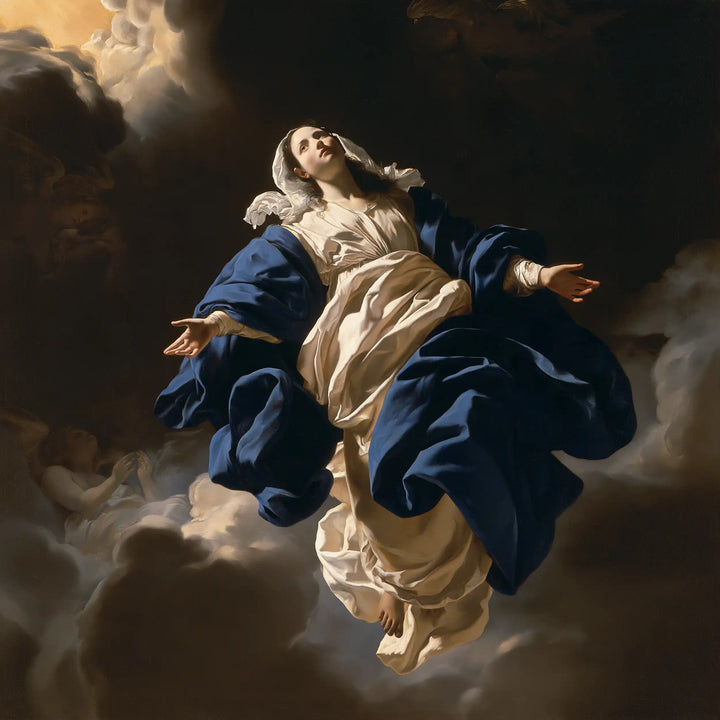The Assumption of Mary - Caravaggio Tenebrism · Square n° 1
