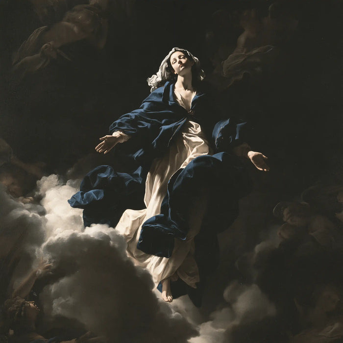 The Assumption of Mary - Caravaggio Tenebrism · Square n° 5