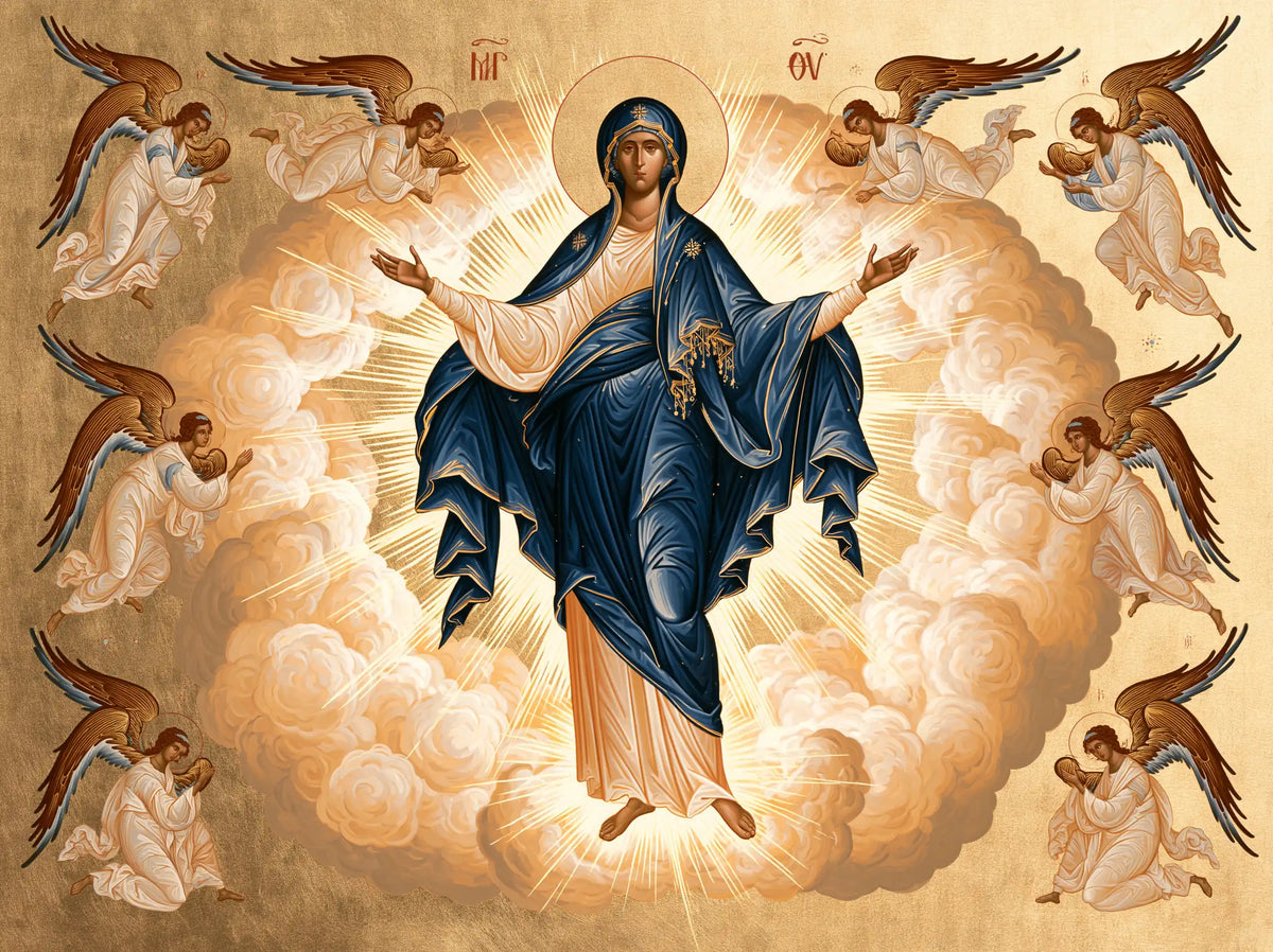 The Assumption of Mary — The Crown of Rose Clouds