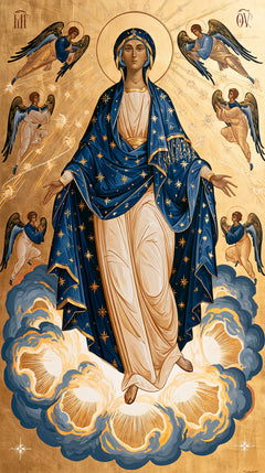 The Assumption of Mary — The Mantle of Golden Constellations