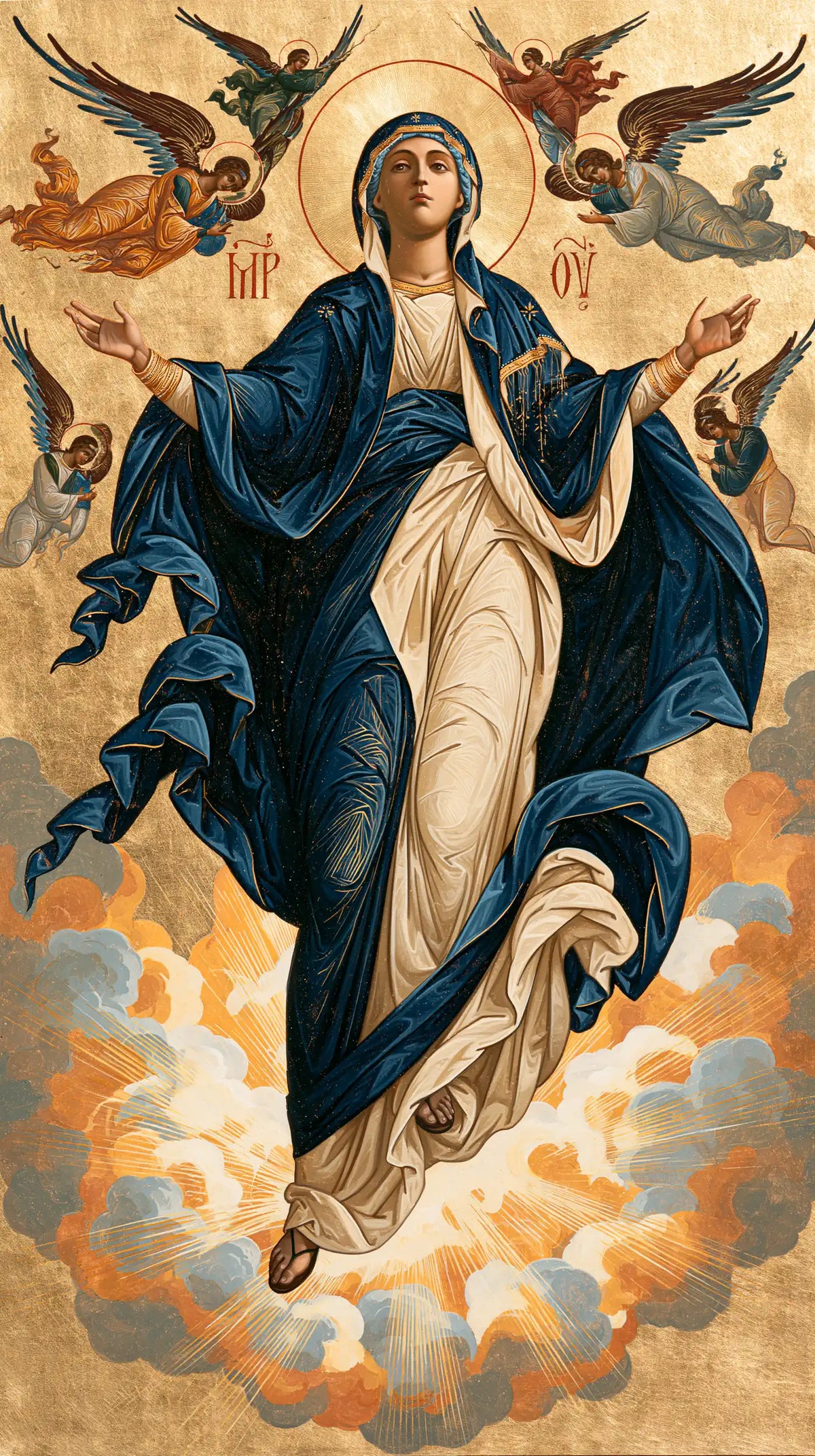The Assumption of Mary — Grace in Azure Folds