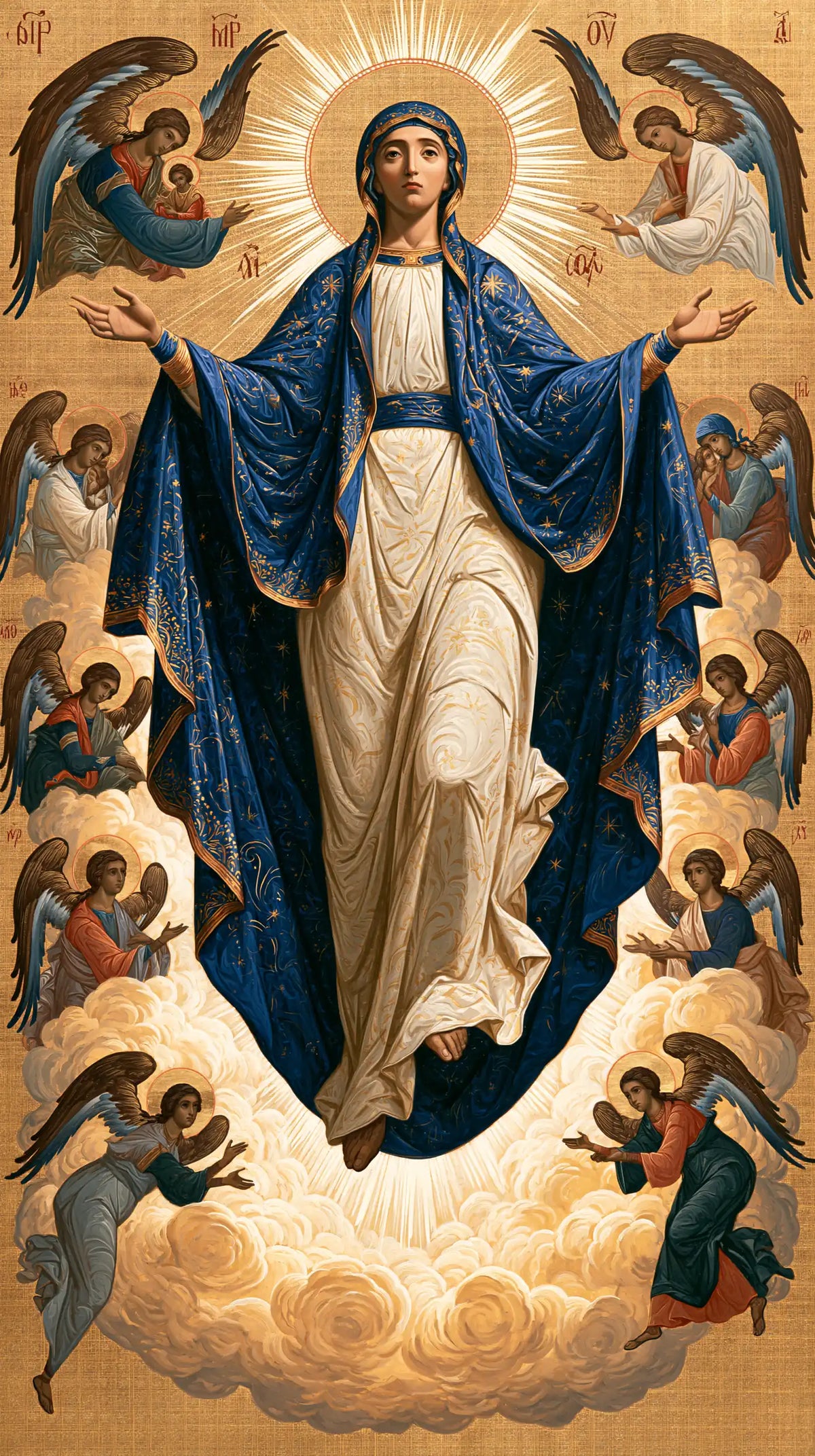 The Assumption of Mary - Contemporary Byzantine · Portrait n° 4