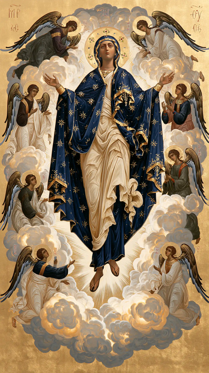 The Assumption of Mary - Contemporary Byzantine · Portrait n° 5