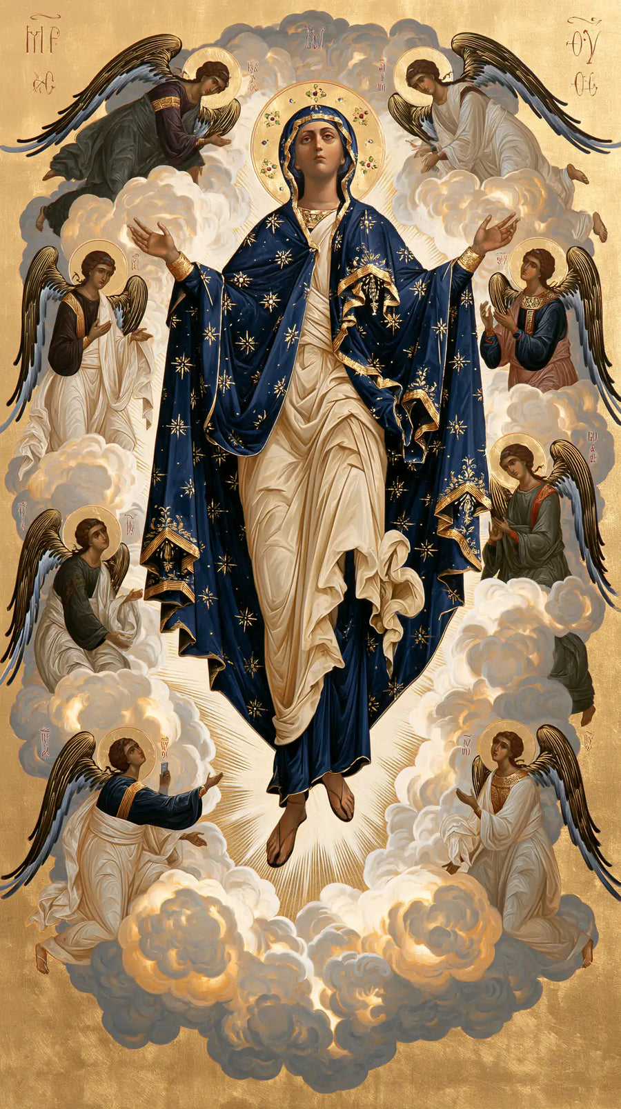 The Assumption of Mary - Contemporary Byzantine · Portrait n° 5