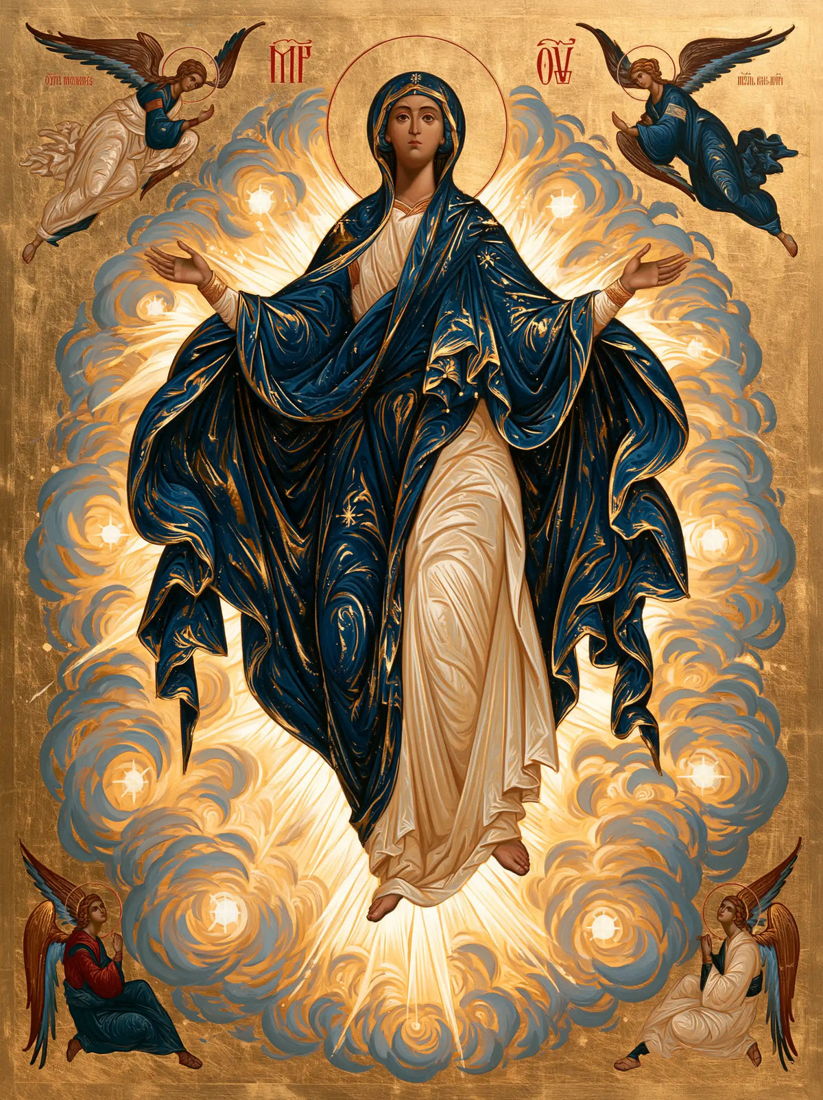 The Assumption of Mary — Suns Within the Swirls