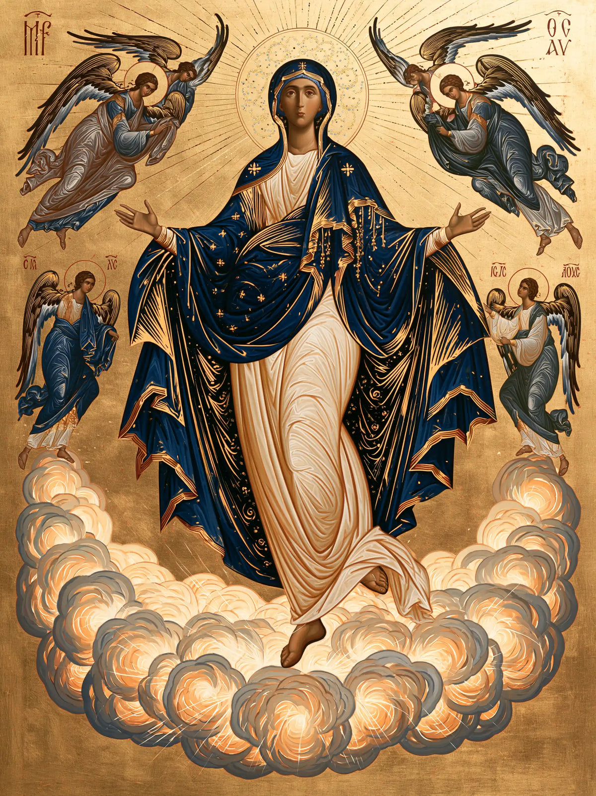 The Assumption of Mary - Contemporary Byzantine · Portrait n° 14