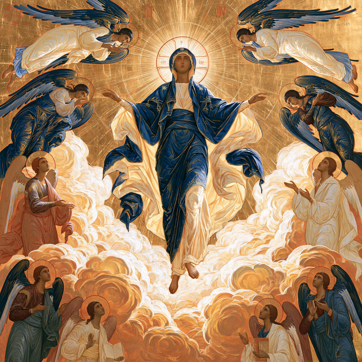 The Assumption of Mary - Contemporary Byzantine · Square n° 5