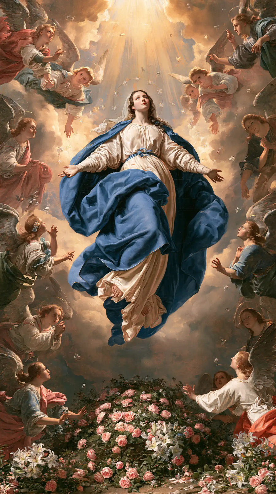 The Assumption of Mary - Assumption with a Flower-Filled Tomb · Portrait n° 1