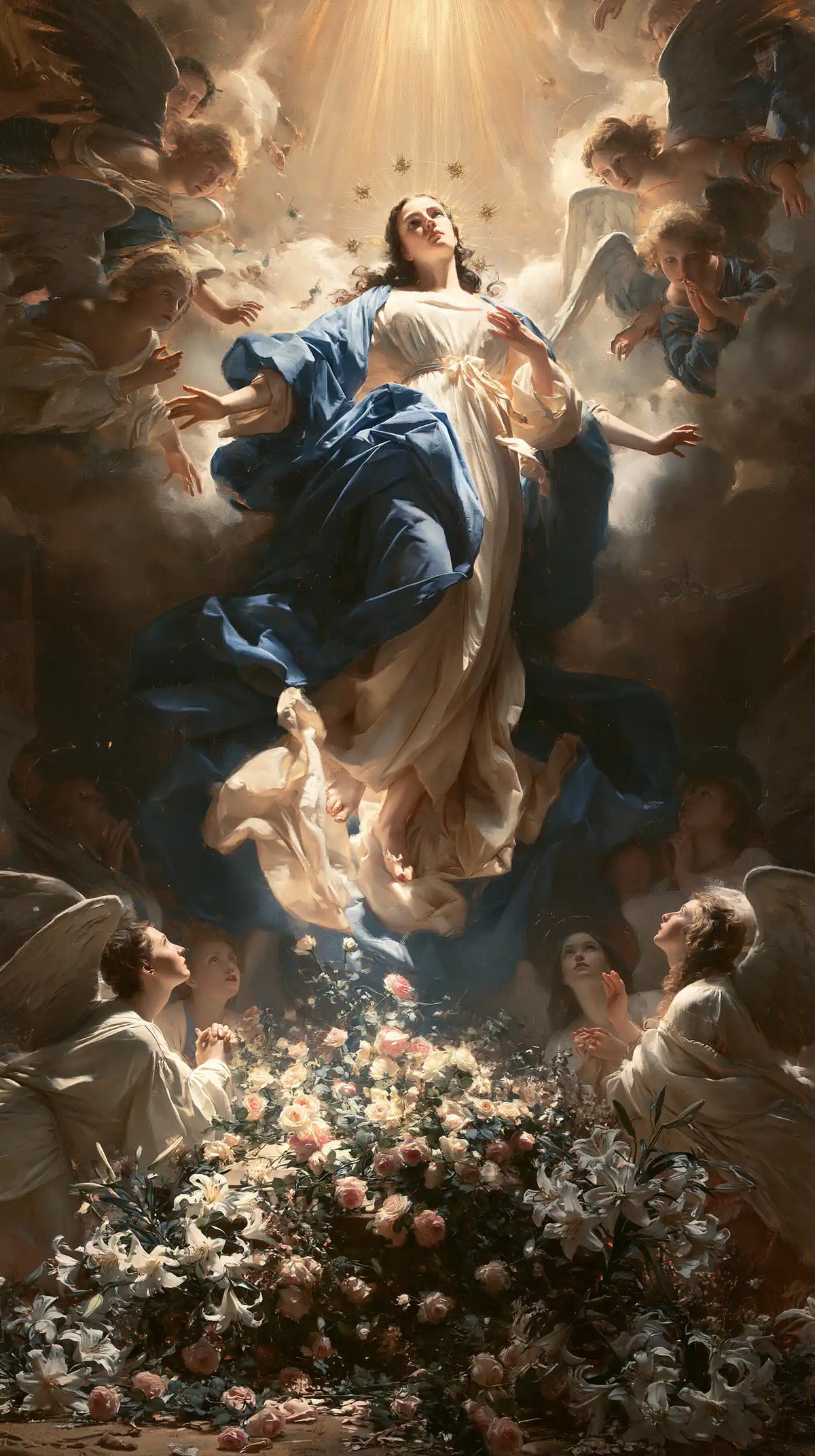 The Assumption of Mary - Assumption with a Flower-Filled Tomb · Portrait n° 2