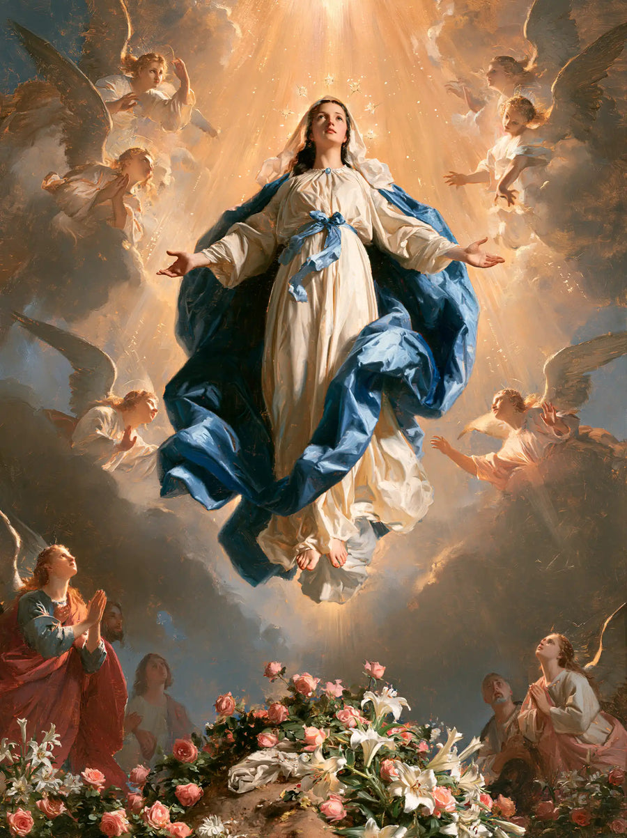 The Assumption of Mary - Assumption with a Flower-Filled Tomb · Portrait n° 9