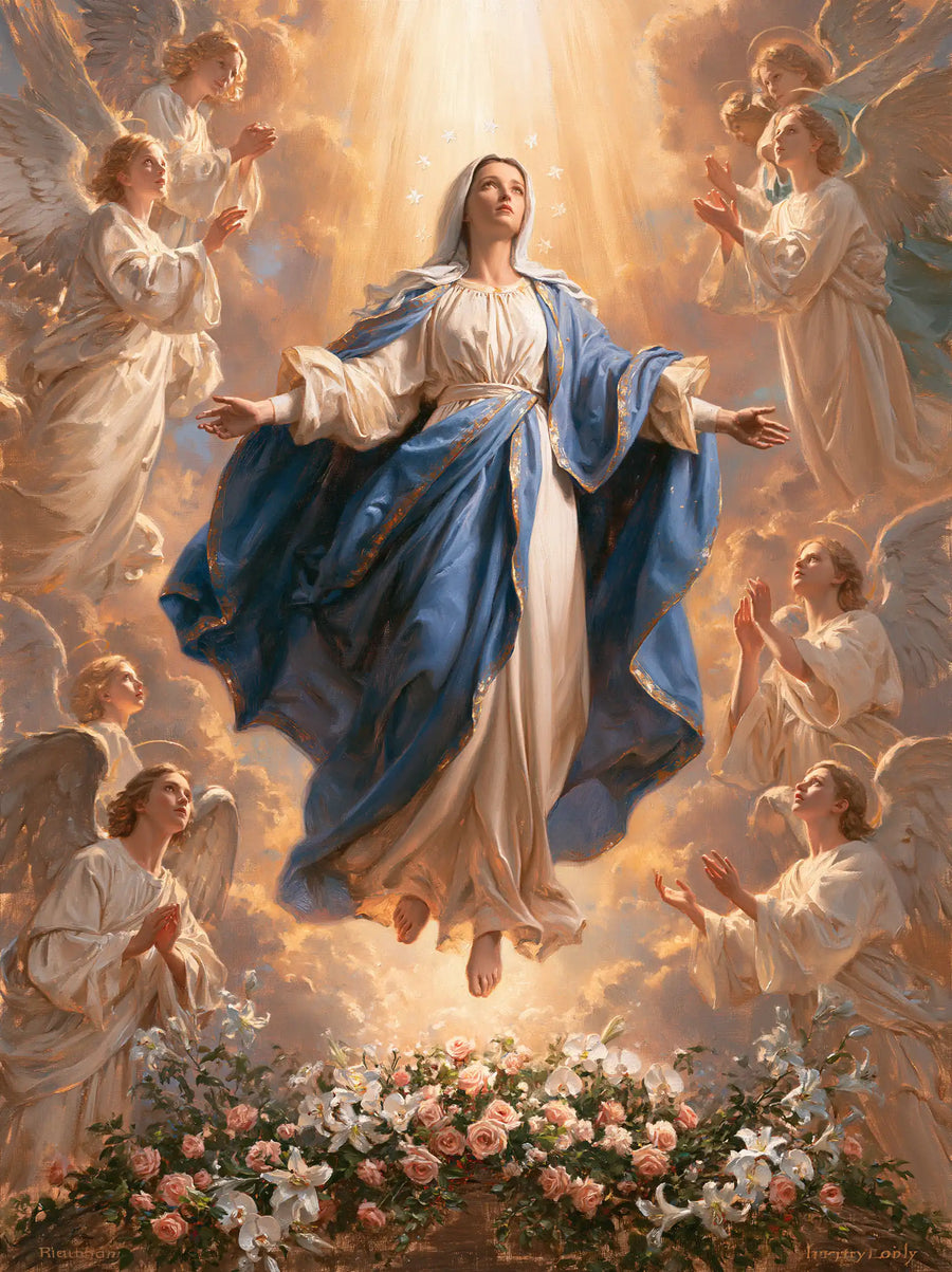 The Assumption of Mary - Assumption with a Flower-Filled Tomb · Portrait n° 14