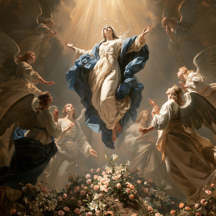 The Assumption of Mary - Assumption with a Flower-Filled Tomb · Square n° 3