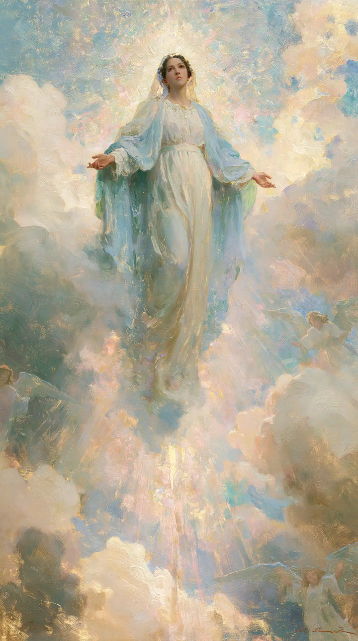 The Assumption of Mary - Impressionist · Portrait n° 8