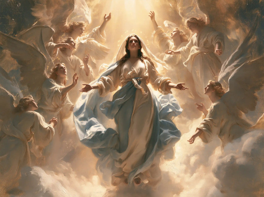 The Assumption of Mary - Mary Welcomed into Heaven · Landscape n° 4