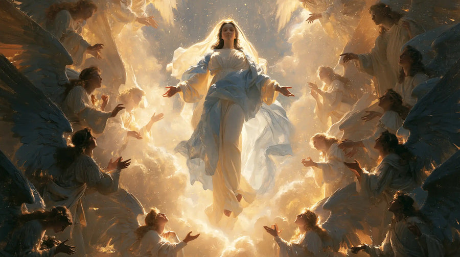 The Assumption of Mary - Mary Welcomed into Heaven · Landscape n° 10