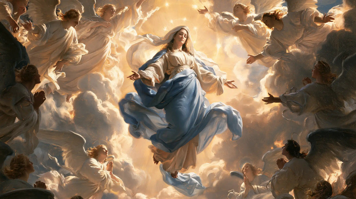 The Assumption of Mary - Mary Welcomed into Heaven · Landscape n° 12