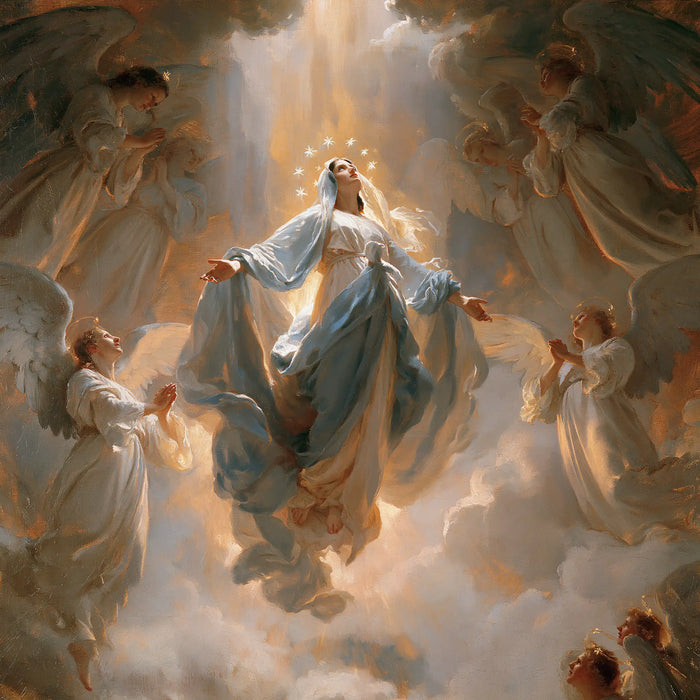 The Assumption of Mary - Mary Welcomed into Heaven · Square n° 2