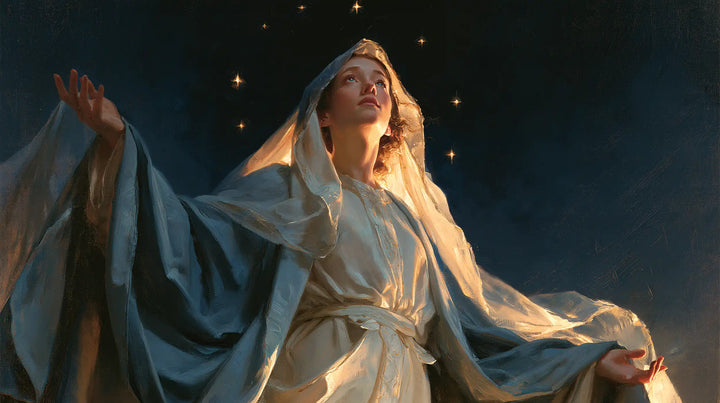 The Assumption of Mary - Midnight Blue Chiaroscuro · Landscape n° 8