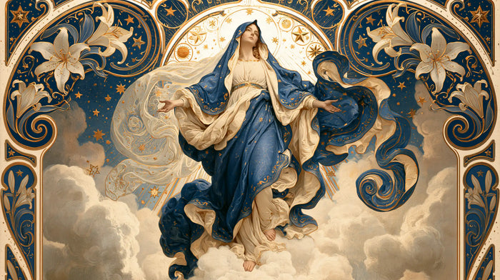 The Assumption of Mary - Sacred Art Nouveau · Landscape n° 7