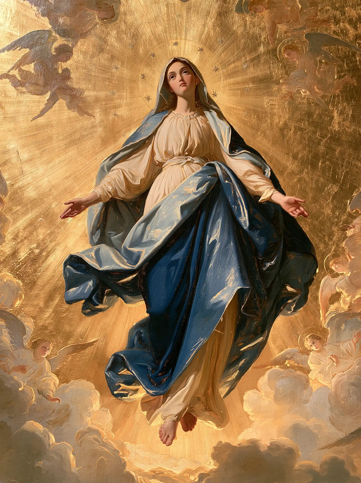 The Assumption of Mary — The Deep Blue of Ascent