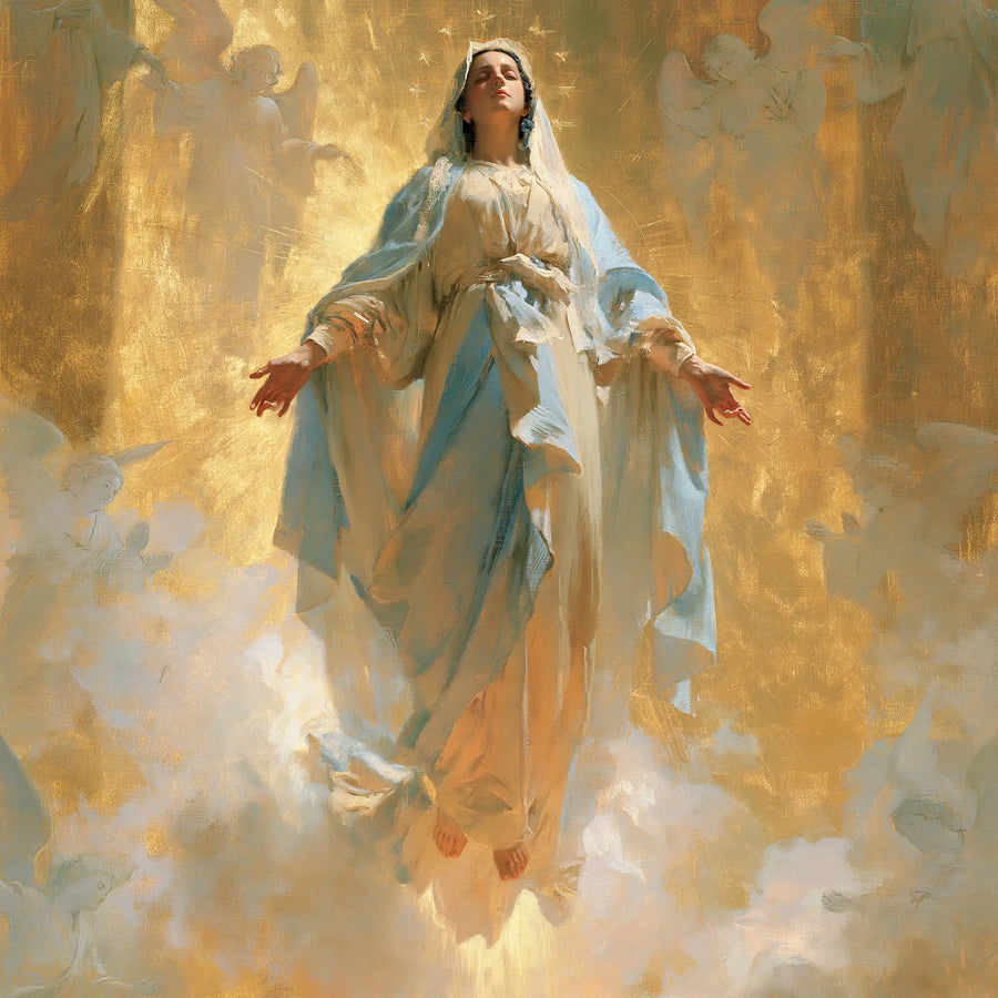 The Assumption of Mary - Sacred Gold · Square n° 1