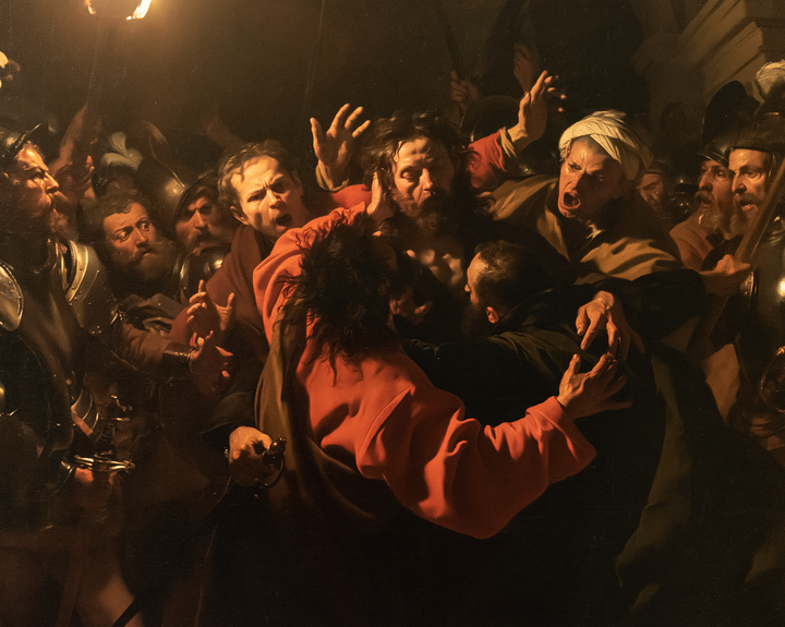 The Betrayal of Judas — The Embrace in Fiery Sleeves