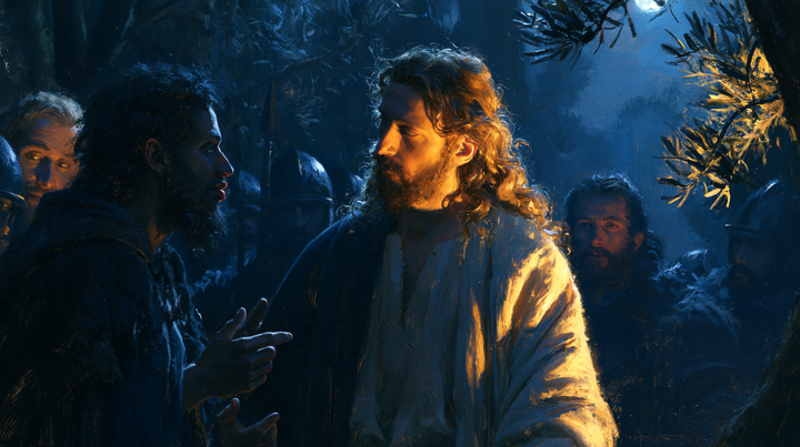 The Betrayal of Judas - Midnight-blue Chiaroscuro · Landscape n° 5
