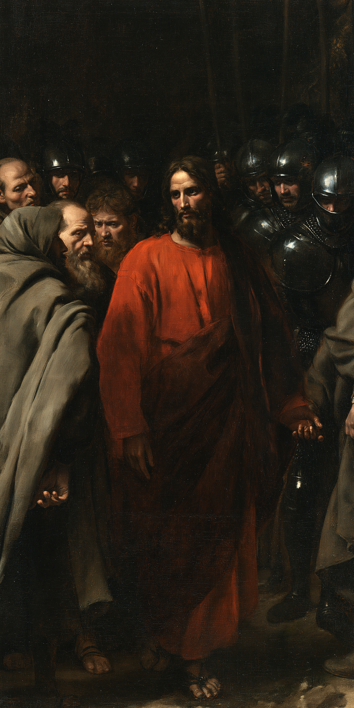 The Betrayal of Judas — The Red Robe in the Great Silence