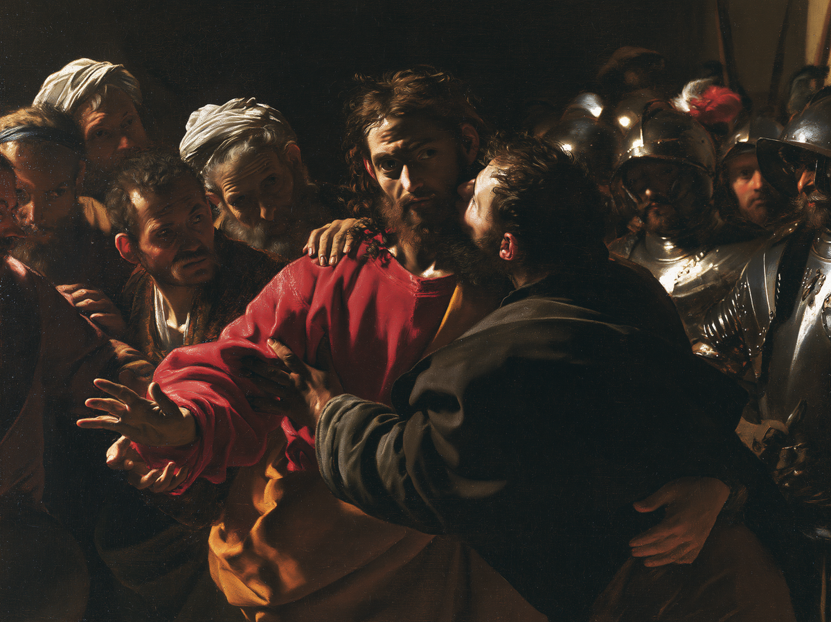 The Betrayal of Judas — The Open Palm Within the Embrace