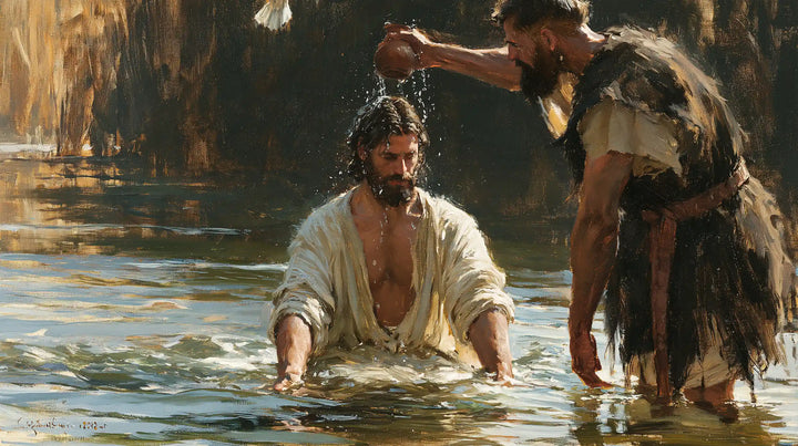 The Baptism of Jesus – Expressionist · Kneeling in the Jordan · Landscape no. 9