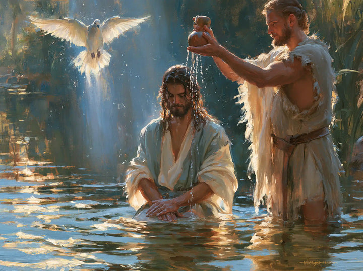 The Baptism of Jesus – Impressionist · Kneeling in the Jordan · Landscape no. 3