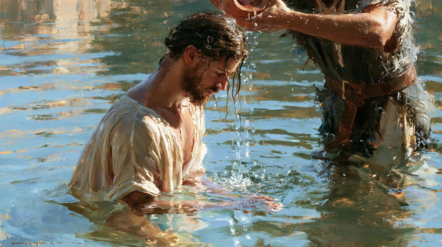 The Baptism of Jesus – Impressionist · Kneeling in the Jordan · Landscape no. 4