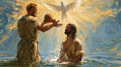 The Baptism of Jesus – Post-Impressionist · Kneeling in the Jordan · Landscape no. 8
