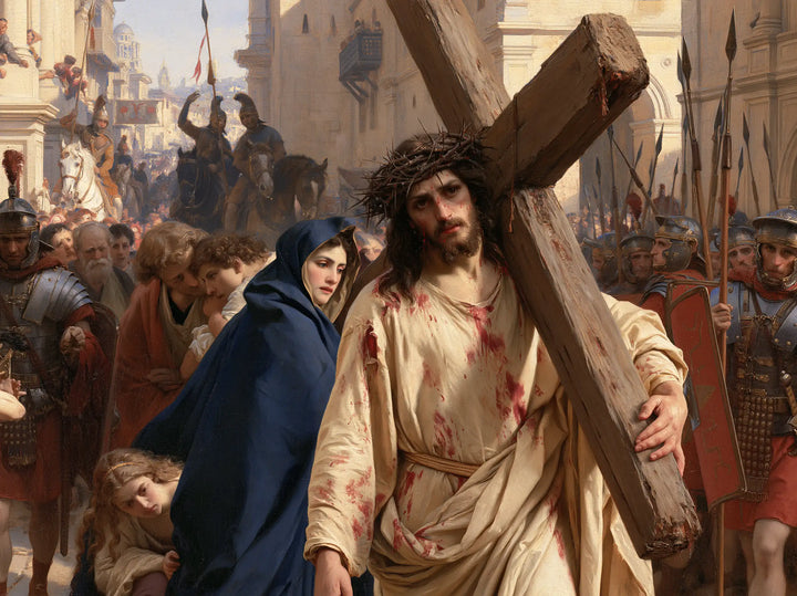 Christ Carrying the Cross — The Long Road through Jerusalem