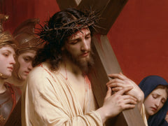 Christ Carrying the Cross — The Procession under the Amber Sky