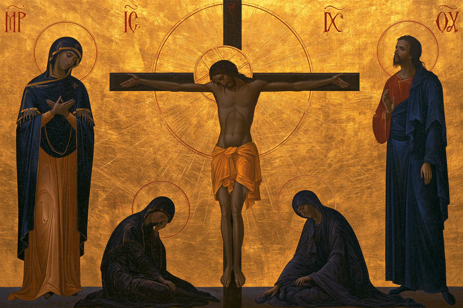 The Crucifixion - Contemporary Byzantine · Landscape n° 6