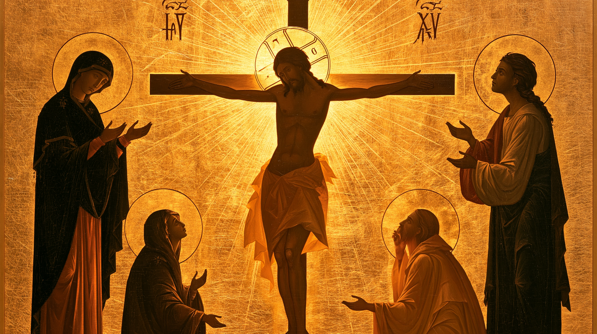 The Crucifixion - Contemporary Byzantine · Landscape n° 7