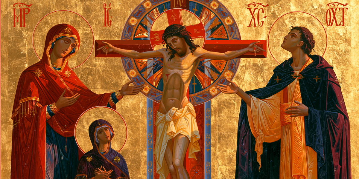 The Crucifixion - Contemporary Byzantine · Landscape n° 9
