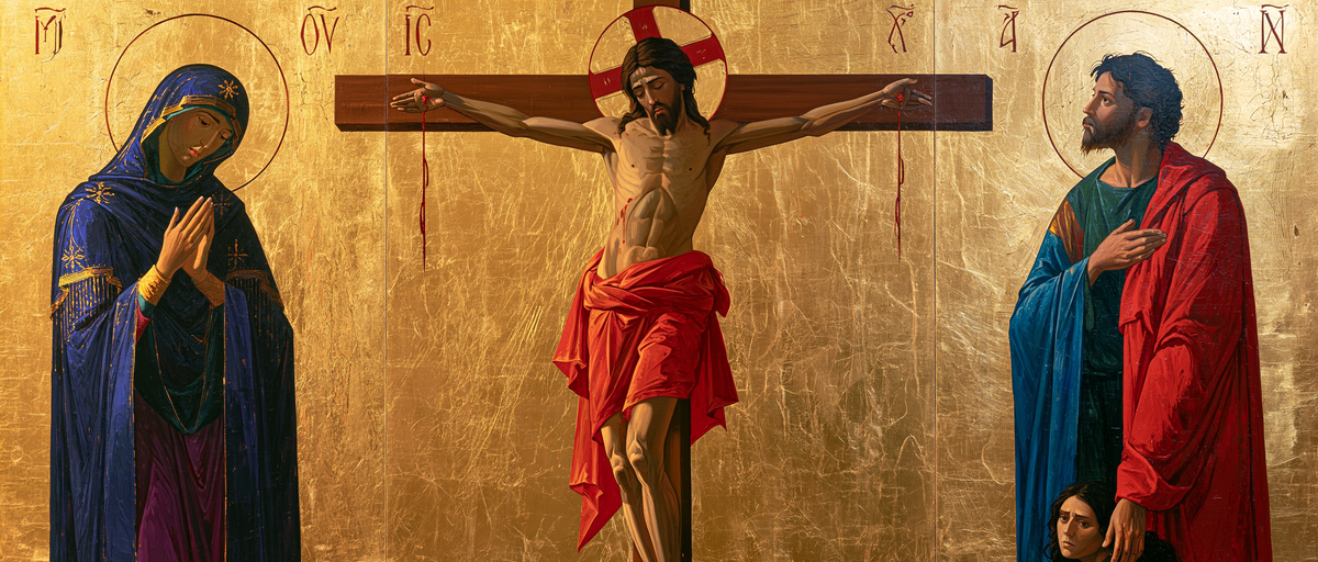 The Crucifixion - Contemporary Byzantine · Landscape n° 10