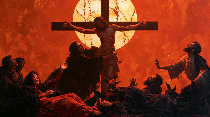 The Crucifixion — The Split Sun of Golgotha