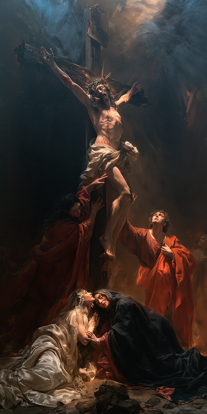 The Crucifixion — Tenderness beneath the Clouds