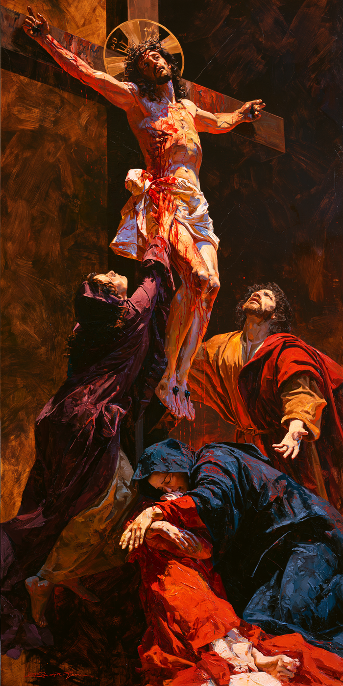 The Crucifixion — The Ardent Robes of Lamentation