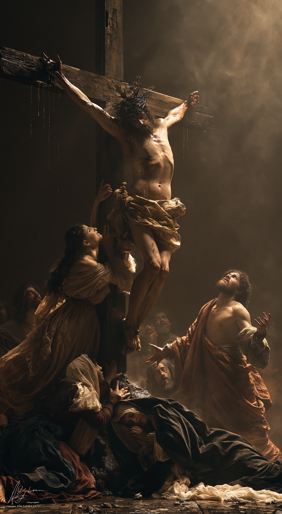 The Crucifixion - Explosion of movement · Portrait n° 5