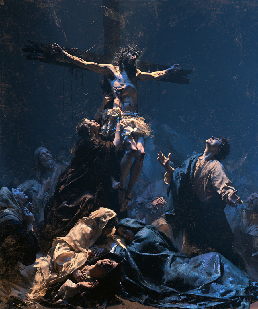 The Crucifixion - Explosion of movement · Portrait n° 18