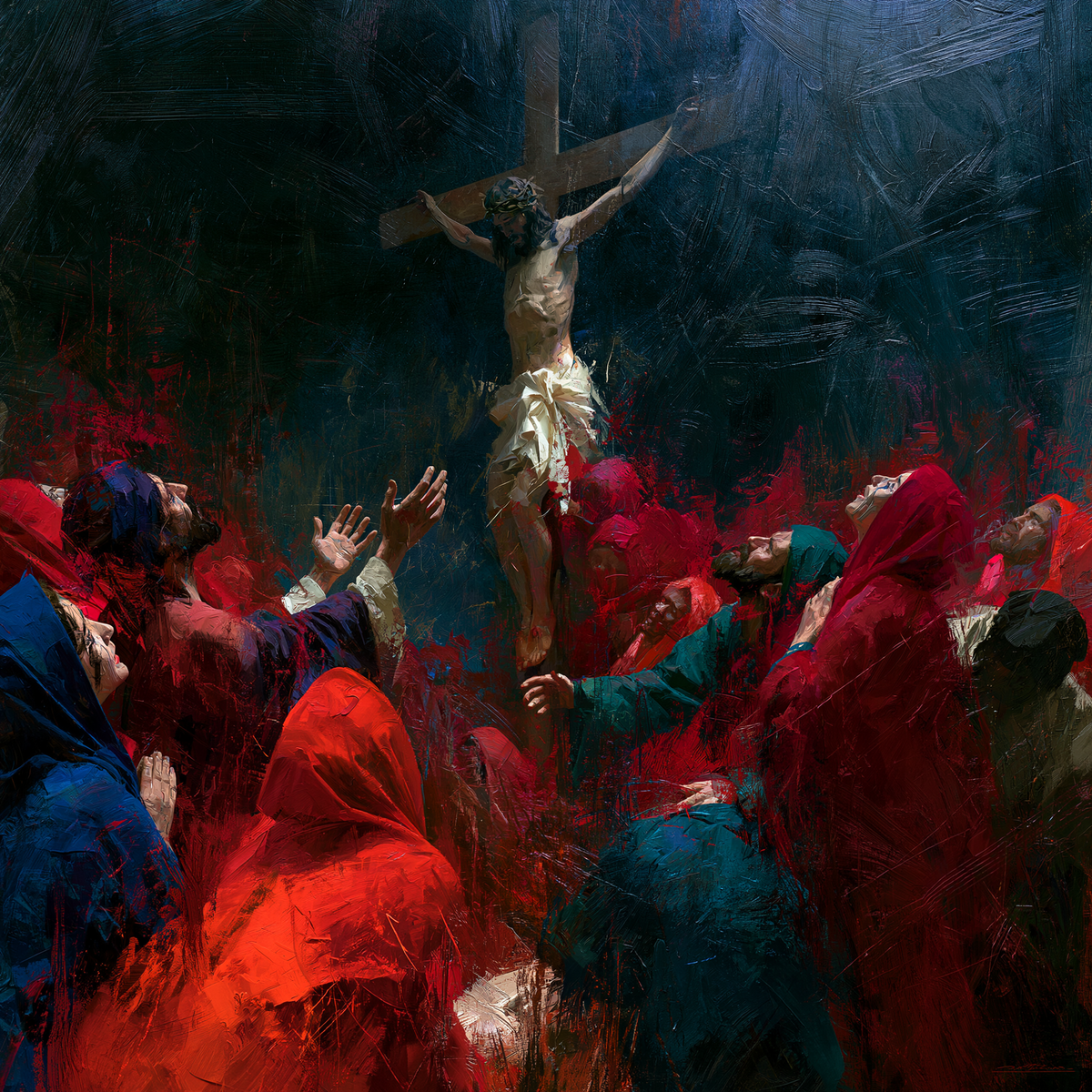 The Crucifixion - Expressionist · Square n° 3