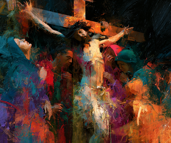 The Crucifixion — Recollection in Orange Glimmers